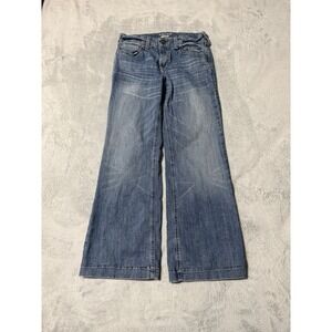 Ariat Jeans Womens 27 Blue Trouser Flare Medium Wash Denim 27x18